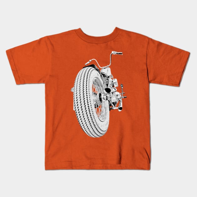 Tread carefully Kids T-Shirt by motomessage